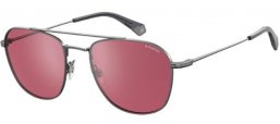 Sunglasses - Polaroid - PLD 2084/G/S - 6LB (XN) RUTHENIUM // PLATINUM POLARIZED