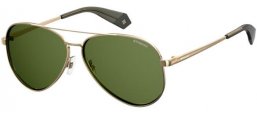 Sunglasses - Polaroid - PLD 6069/S/X - J5G (UC) GOLD // GREEN POLARIZED