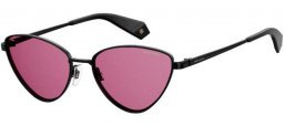 Sunglasses - Polaroid - PLD 6071/S/X - 807 (0F) BLACK // PINK POLARIZED