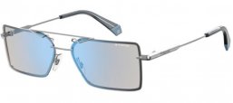 Lunettes de soleil - Polaroid - PLD 6093/S - KB7 (5X) SILVER // BLUE MIRROR POLARIZED