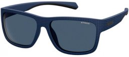 Sunglasses - Polaroid - PLD 7025/S - FLL (C3) MATTE BLUE // GREY POLARIZED