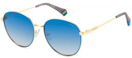 Sunglasses - Polaroid - PLD 6215/S/X - LKS (Z7) GOLD BLUE // BLUE GRADIENT POLARIZED
