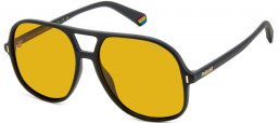 Sunglasses - Polaroid - PLD 6217/S - 003 (MU) MATTE BLACK // YELLOW POLARIZED