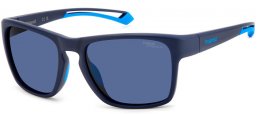 Gafas de Sol - Polaroid - PLD 7052/S - FLL (7I) MATTE BLUE // BLUE POLARIZED HIGH CONTRAST