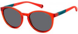 Frames Junior - Polaroid Junior - PLD 8059/S - C9A (M9) RED // GREY POLARIZED