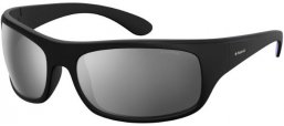 Sunglasses - Polaroid - 07886 - 003 (EX) MATTE BLACK // GREY SILVER MIRROR POLARIZED