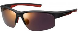 Sunglasses - Polaroid - PLD 7018/N/S - OIT (OZ) BLACK RED GOLD // RED MIRROR POLARIZED