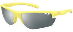 Lunettes de soleil - Polaroid - PLD 7026/S - 2V7 (EX) MATTE YELLOW // GREY SILVER MIRROR POLARIZED