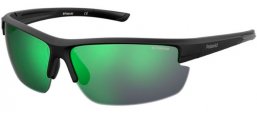 Lunettes de soleil - Polaroid - PLD 7027/S - 3OL (5Z) MATTE BLACK // GREY MIRROR GREEN POLARIZED