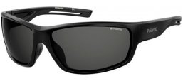 Sunglasses - Polaroid Sport - PLD 7029/S - 807 (M9) BLACK // GREY POLARIZED