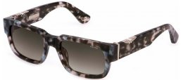 Gafas de Sol - Police - SPLP24 - 07MR  SHINY SQUARED GREY // BROWN GRADIENT