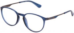 Lunettes de vue - Police - VPLL63 - 0955  SHINY TRANSPARENT BLUE