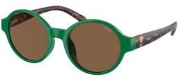 Frames Junior - POLO Ralph Lauren Junior - PP9508U - 619273  SHINY GREEN // BROWN