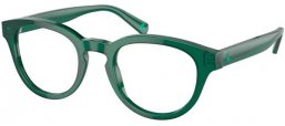 Lunettes de vue - POLO Ralph Lauren - PH2262 - 6084  SHINY TRANSPARENT GREEN