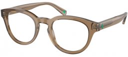 Lunettes de vue - POLO Ralph Lauren - PH2262 - 6085 SHINY TRANSPARENT LIGHT BROWN