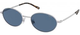 Sunglasses - POLO Ralph Lauren - PH3145 - 931680  SILVER // DARK BLUE