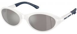 Gafas de Sol - POLO Ralph Lauren - PH4197U - 51016G  SHINY WHITE // GREY MIRROR SILVER