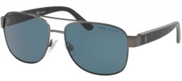 Gafas de Sol - POLO Ralph Lauren - PH3122 - 915781 MATTE DARK GUNMETAL // GREY POLARIZED