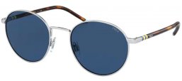 Sunglasses - POLO Ralph Lauren - PH3133 - 900180 SILVER //DARK BLUE