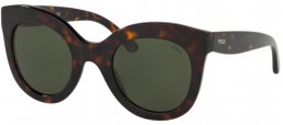 Lunettes de soleil - POLO Ralph Lauren - PH4148 - 500371 DARK HAVANA // BOTTLE GREEN