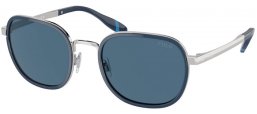 Lunettes de soleil - POLO Ralph Lauren - PH3151 - 926080  BLUE SILVER // DARK BLUE
