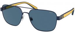 Lunettes de soleil - POLO Ralph Lauren - PH3154 - 946780  MATTE NAVY BLUE // DARK BLUE