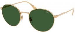 Lunettes de soleil - POLO Ralph Lauren - PH3158 - 941171  SHINY GOLD // BOTTLE GREEN