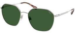 Lunettes de soleil - POLO Ralph Lauren - PH3160 - 942371  BRUSHED SILVER // GREEN BOTTLE