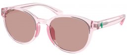 Gafas Junior - POLO Ralph Lauren Junior - PP9509U - 61937N  SHINY TRANSPARENT PINK // LIGHT BROWN