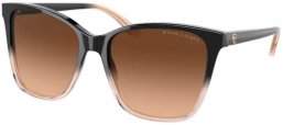 Gafas de Sol - Ralph Lauren - RL8201 - 602274 SHINY GRADIENT BLACK TRANSPARENT BEIGE // LIGHT BROWN GRADIENT