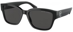 Gafas de Sol - Ralph Lauren - RL8205 THE RL 50 - 500187  SHINY BLACK // DARK GREY