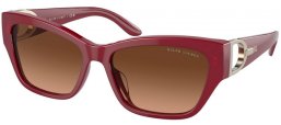 Sunglasses - Ralph Lauren - RL8206U THE AUDREY - 591274  OPAL BURGUNDY RED // BROWN GRADIENT