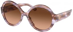 Sunglasses - Ralph Lauren - RL8207U THE FARRAH - 603174  SHINY VIOLET BROWN HAVANA // BROWN GRADIENT