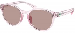 Gafas Junior - POLO Ralph Lauren Junior - PP9509U - 61937N  SHINY TRANSPARENT PINK // LIGHT BROWN