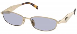Gafas de Sol - Prada - SPR D51S - ZVN30X  PALE GOLD // ULTRAVIOLET