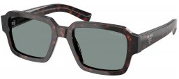 Gafas de Sol - Prada - SPR 02ZS - 17N20N  TORTOISE ROOT // BLUE