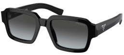 Gafas de Sol - Prada - SPR 02ZS - 1AB06T BLACK // DARK GREY GRADIENT