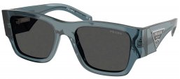 Gafas de Sol - Prada - SPR 10ZS - 17T08Z  TRANSPARENT OCEAN // DARK GREY