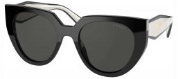 Gafas de Sol - Prada - SPR 14WS - 09Q5S0 BLACK TALC // DARK GREY