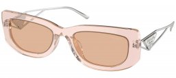 Gafas de Sol - Prada - SPR 14YS - 19M4I2  CRYSTAL BEIGE // LIGHT BROWN