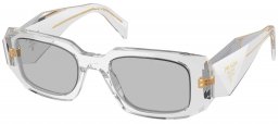 Gafas de Sol - Prada - SPR 17WS - 12R30B  TRANSPARENT GREY // LIGHT GREY