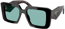 Gafas de Sol - Prada - SPR 23YS - 26B40K  BLACK // PETROLEUM GREEN