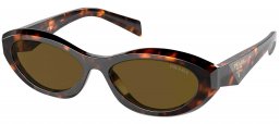 Gafas de Sol - Prada - SPR 26ZS - 14L09Z  HONEY TORTOISE // DARK BROWN