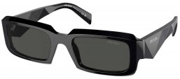 Gafas de Sol - Prada - SPR 27ZS - 16K08Z  BLACK // DARK GREY