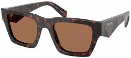 Gafas de Sol - Prada - SPR A06S - 17N06B  TORTOISE ROOT // DARK BROWN