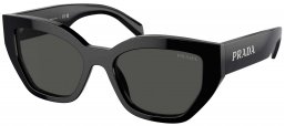 Gafas de Sol - Prada - SPR A09S - 1AB5S0  BLACK // DARK GREY