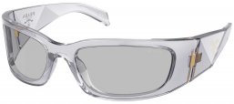 Gafas de Sol - Prada - SPR A14S - 12R30B  TRANSPARENT GREY // LIGHT GREY