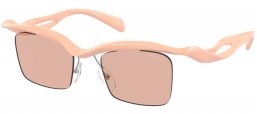 Gafas de Sol - Prada - SPR A15S - 18Q4I2  PEACH // LIGHT BROWN