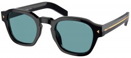 Gafas de Sol - Prada - SPR A16S - 16K04D  BLACK // LIGHT GREEN POLARIZED