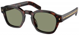 Gafas de Sol - Prada - SPR A16S - 17N20G  RADICA TORTOISE // LIGHT GREEN POLARIZED